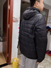 雪中飞90绒轻薄羽绒服男女同款连帽时尚休闲秋冬保暖情侣外套男185 实拍图