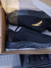 安踏男鞋运动鞋男冬季保暖棉鞋软底跑步鞋黑色鞋子男休闲鞋减震跑鞋子 【透气网面】黑金5581 新货号 43 实拍图