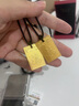 赛菲尔黄金吊坠足金古法金无事牌平安喜乐情侣款男女福牌挂坠 约16.51克（大版） 实拍图