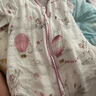 七彩博士婴儿分腿式睡袋可拆袖春夏薄款纯棉纱布儿童防踢被子着凉宝宝惊跳 天鹅牧马-竹棉短袖（夏季） M（90码） 实拍图