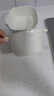 摩登主妇 空气炸锅专用烤碗家用烘焙烤盅蒸蛋碗烤箱用舒芙蕾烤碗 白色两只装（圆+方） 实拍图