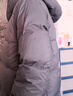鸭鸭（YAYA）鸭鸭羽绒服女短款秋冬新款面包服时尚休闲百搭鸭绒保暖连帽外套KL 丁香紫色 XL (170) 实拍图