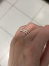 丹尼尔惠灵顿（DanielWellington）dw戒指女饰品绸缎白玫瑰金情侣对戒生日礼物送老婆DW00400040 实拍图
