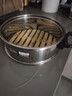多星山东多星电热锅蒸格原厂竹子蒸笼工厂定制不锈钢蒸笼多星锅原厂锅盖原厂电源线 24厘米竹子蒸格 实拍图
