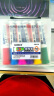 宝克（BAOKE）20mm 12色POP唛克笔套装 海报广告画笔 彩色马克笔记号笔 MK850-20 实拍图
