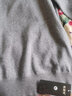 恒源祥纯色羊毛衫男毛衣男加厚款针织衫中老年半高领爸爸装羊毛绒打底 半高 领灰色纯全100 L 170建议120-140斤纯全100 实拍图