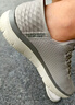 斯凯奇（Skechers）闪穿鞋男鞋秋冬健步鞋软底一脚蹬舒适休闲运动鞋232457 实拍图