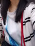奥丝婕（Aosijie）高端品牌 真丝T恤女2024夏季新款洋气宽松休闲凉感丝光纯棉上衣 白色 XL 120-130斤 晒单实拍图