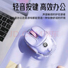 前行者（EWEADN）Q9小土豆无线蓝牙双模透明鼠标游戏可充电式电竞电脑笔记本低音轻量化RGB灯效  寒酥紫 实拍图