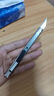 金属小号美工刀伸缩快递刀自动锁小刀多功能 优质金属防锈耐用 家用便携不伤手物流用 2把 实拍图