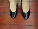 爱步（ECCO）女鞋秋季优雅浅口粗跟黑色单鞋高跟鞋 雕塑45 230203海外直邮 01001 36 实拍图