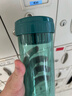 乐扣乐扣塑料茶杯运动水杯女塑料水瓶大容量便携摇摇杯简约带茶隔储茶器 绿色- 520ml 实拍图