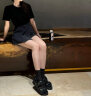 MIU MIU【礼物】缪缪女士Matelassé Nappa羊皮革运动凉鞋鞋子 黑色 37.5 晒单实拍图