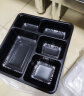 特美居一次性饭盒五格吸塑餐盒加厚带盖打包盒分格150套装1500ml可微波 晒单实拍图