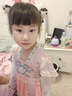 安妮优儿（Anneyol）汉服女童春装2025新款古风连衣裙夏季女孩唐装儿童超仙古装夏款 粉红色 110 实拍图