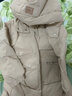 雅鹿羽绒服女中长款2025冬季新款时尚韩版连帽女士加厚保暖宽松外套 卡其色 XL (170) 实拍图