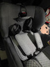 虎贝尔E360儿童通风安全座椅0-12岁婴儿宝宝车载360度旋转E1认证 E360-棋盘格灰 实拍图