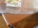 钟爱一生桌垫透明桌面垫餐桌布防水防油PVC软玻璃茶几垫水晶板台面垫抗菌 【磨砂6.0】奶嘴级入口可啃咬-足厚3mm 90*150cm 实拍图