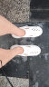 鸿星尔克芷境运动拖鞋星芒夏季新款舒适软底洞洞鞋情侣运动户外凉鞋 微晶白/正黑/蜜柑色（男款） 43 实拍图