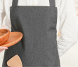 LYNN 防水防油围裙厨房男女通用家务清洁罩衣咖啡奶茶厨师工作服 实拍图