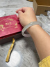 慕公子“盈水余华”冰种缅甸冰飘花翡翠纯色白月光玉手镯子冰种真玉处理 “盈水余华”翡翠手镯 56mm-57mm（现货现发） 实拍图