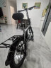 SAVA萨瓦超轻碳纤维折叠自行车喜玛诺变速油刹代驾城市通勤20寸折叠车 9速黑灰色（带货架+挡泥板） 晒单实拍图