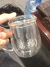 物生物（RELEA）玻璃杯泡茶杯茶水分离茶杯玻璃杯子办公室绿茶花茶泡茶杯冷水壶 小蘑菇 320ml 实拍图