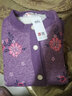 南极人中老年保暖内衣女士冬季加绒加厚妈妈装摇粒绒开衫单件4XL 实拍图