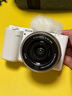 索尼（SONY）ZV-E10K APS-C半画微单 ZV-E10  ZV-E10L vlog直播4K视频侧翻式ZV-E10L/zv-e10/ZV-E10K 白色L套机【16-50一代】 套餐二 实拍图