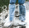 JAJALIN一次性防雨鞋套10只装雨靴加厚男女防水防滑雨天长筒塑料鞋套 晒单实拍图