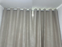 水星家纺免打孔窗帘遮光卧室高遮光布杆子全套隔音飘窗遮阳帘3.6x2.0m米色 实拍图