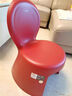 禧天龙（Citylong）福娃椅家用宝宝椅小板凳弧形凳腿塑料靠背加厚防滑小凳子 【故宫红】Tiara福娃椅 20cm -30cm 实拍图