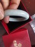 老庙翡翠手镯糯种女款浅绿色玉镯子飘花平安镯送女友送老婆生日礼物 浅绿翡翠手镯58圈口+证书+礼盒 实拍图