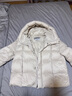 美力城[檀健次同款]90%鹅绒服短款羽绒服女轻暖泡芙外套暖天鹅系列156 铂金白 M 【建议50-60kg】 实拍图