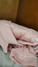 京东京造【10A抑菌】A类一等品50支纯棉睡衣女睡衣秋冬情侣家居服浅粉XL 实拍图