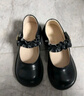 富罗迷女童皮鞋春秋季新款方口透气软底单鞋儿童校园演出鞋 黑色 33  实拍图