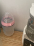 可么多么（como tomo）宝宝奶瓶新生儿 宽口硅胶奶瓶防摔 250ml*2 粉色 (3-6月) 实拍图