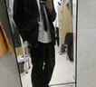 星禾莱休闲西装男套装痞帅高校学生小西服男女百搭班服外套DK学院风班服 西服+白长衬衫+长西裤+领带 2XL 135-152斤 实拍图