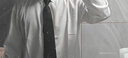 柏斐荻春季西服男士韩版修身上衣外套伴郎新郎结婚商务职业正装小西装男 黑色 XL 实拍图