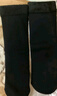 浪莎袜子女秋冬加厚加绒长袜保暖中筒袜睡眠地板袜雪地袜黑色4双 均码 实拍图
