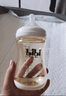 比鼻育婴宝盒bibiBabyBox新生儿奶瓶防摔PPSU防胀气婴儿大宝宝0一6月123岁以上 280ml配M孔(6-9个月+) PPSU 实拍图