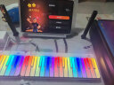 音乐密码键盘智能钢琴彩虹琴便携电子钢琴新手入门儿童成人MIDI键盘白色 晒单实拍图