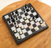 友邦（UB） 国际象棋黑白磁性折叠便携成人儿童学生教学用棋4812B-C(大号) 实拍图