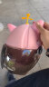zdk儿童头盔夏季电动车头盔四季通用小孩头盔卡通男女孩保暖可爱安全 3C粉色头盔猫咪（送耳朵2-10岁） 实拍图