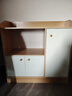 半隅雅居茶水柜家用靠墙边柜置物柜小户型客厅收纳柜小柜子储物柜餐边柜 【三门一格】田园橡木色80CM 实拍图