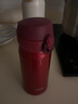 膳魔师（THERMOS）进口保温保冷杯不锈钢JNL-350车载男女情侣儿童水杯子小巧随手杯 JNL-352-SBR 樱桃红 350ml 实拍图