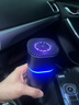 聚车宝2025车载负离子臭氧空气净化器汽车内除甲醛异味杀菌消毒机发生器 藏青色K16【等离子+活性氧+UVC】 实拍图