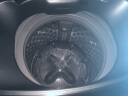 惠而浦（whirlpool）10公斤全自动定频波轮洗衣机 大容量家用 一键启动 参数可调 仿手洗 钢化玻璃阻尼盖板 双侧滤网 EWVP114020T火山灰 实拍图