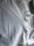 真维斯（JEANSWEST）长袖t恤男装秋冬季款保暖内搭打底衫双面加绒纯色男士长袖上衣服 白色 纯色 XL 实拍图