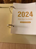 锦兔 2026年创意台历小清新桌面摆件倒计时计划本式单向翻页日历商务办公记事周历礼盒装可定制 单内页(简约 实拍图